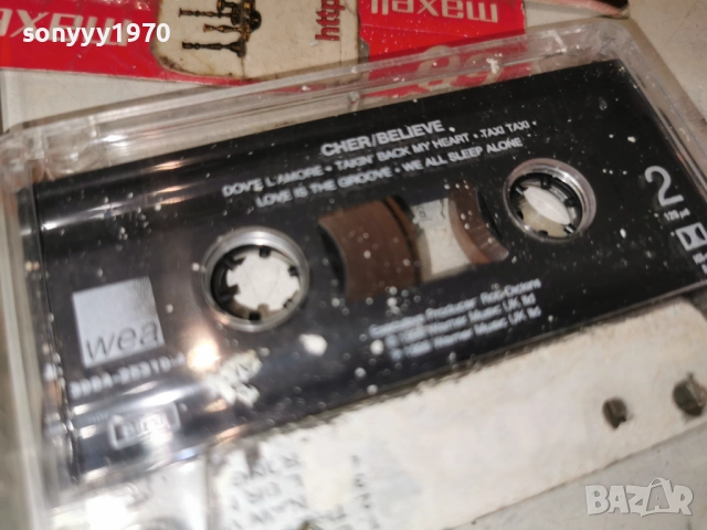 CHER-ORIGINAL TAPE 0201261951, снимка 3 - Аудио касети - 52957704