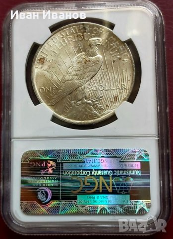 1 долар 1923 - peace, снимка 3 - Нумизматика и бонистика - 37686110