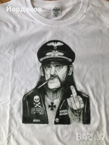 Тениска Lemmy Motorhead Art, снимка 4 - Тениски - 47813160
