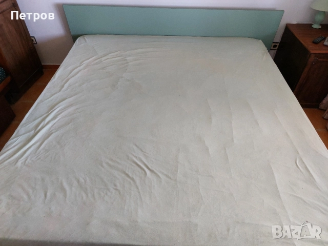 Спалня с матрак и шкаф, снимка 3 - Спални и легла - 52128244