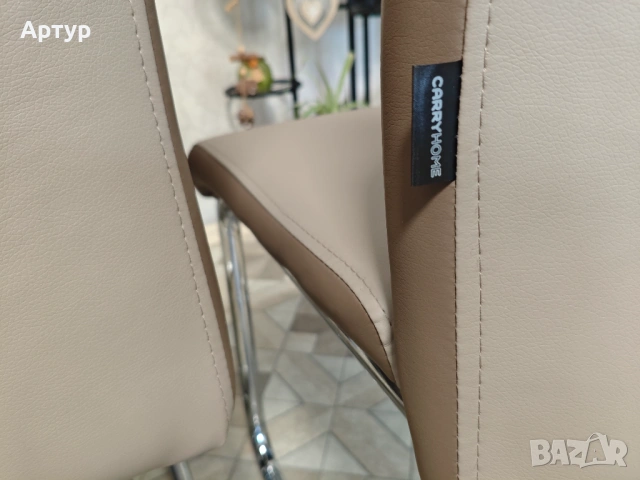 Кухненски комплект от маса и два стола, снимка 8 - Маси - 54063764