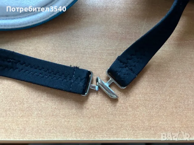 Дамско горнище на бански в синьо и зелено, снимка 9 - Бански костюми - 47439500