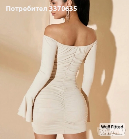 Дамска рокля, S размер, снимка 3 - Рокли - 52031767