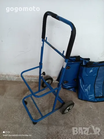 Яка, здрава шаранджийска товарна количка за рибари, за такъми, инструменти и ..., снимка 17 - Куфари с инструменти - 36397220