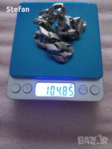 Поръчкова сребърна гривна, снимка 9 - Гривни - 49493460