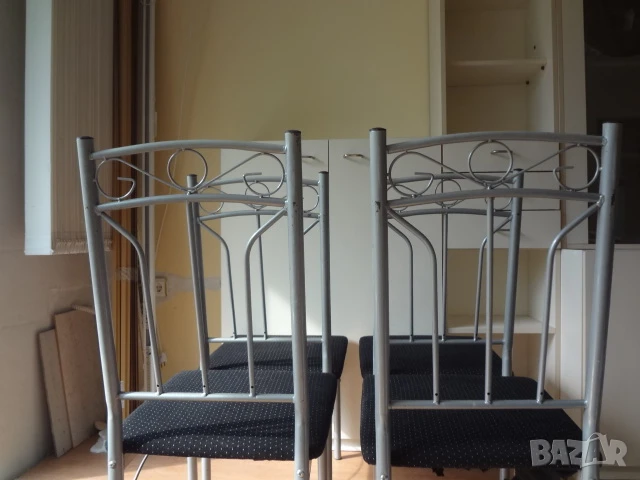 Комплект от 4 бр. градински стола, снимка 6 - Градински мебели, декорация  - 50587236