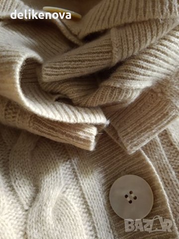 Кашмир. BONGENIE GRIDER. Size M- L Великолепна жилетка Пелерина , снимка 4 - Жилетки - 42642593