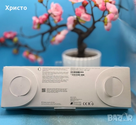 НОВ!!! Apple Watch 10 GPS, Silver Aluminum Case 46 мм, Blue Cloud Sport Loop, снимка 5 - Смарт часовници - 52909035