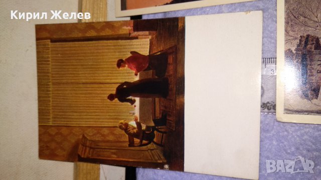 ЛОТ ЧЕТИРИ СТАРИ РУСКИ и НЕМСКИ КРАСИВИ ПОЩЕНСКИ КАРТИЧКИ ТЕМА ИЗКУСТВО 6477, снимка 3 - Филателия - 38563213