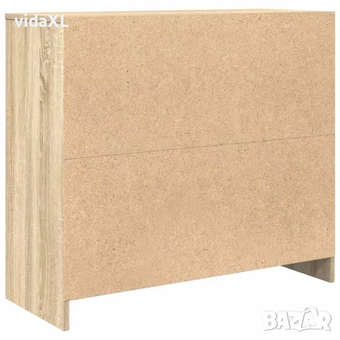 vidaXL Сайдборд, дъб сонома, 85x34x76 см, инженерно дърво, снимка 8 - Бюфети - 56148399