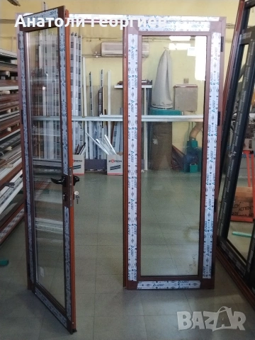 Двойна алуминиева врата , снимка 3 - Дограми - 53169060