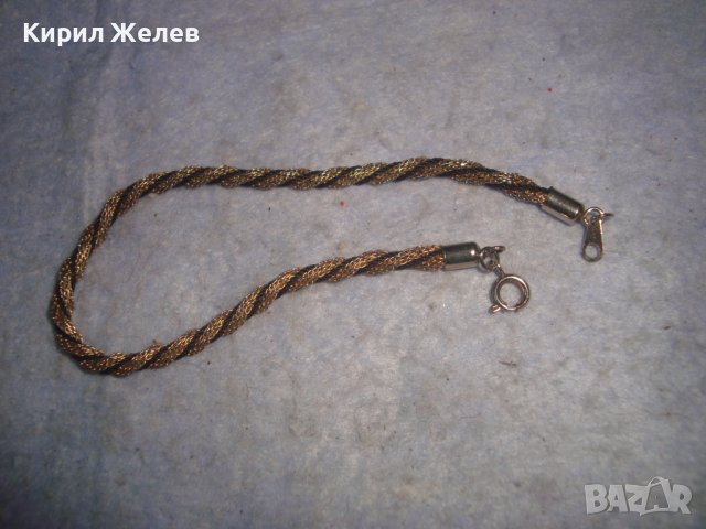 МНОГО КРАСИВА ФИНА ПОЗЛАТЕНА МЕТАЛНА РЕТРО АРТ ГРИВНА 28010