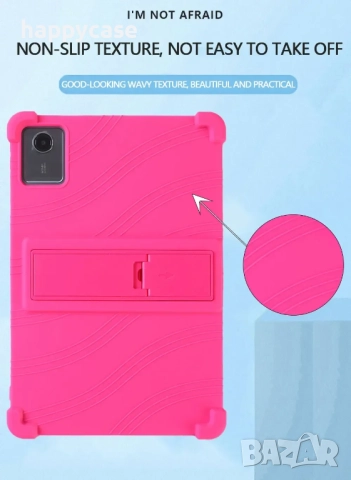 Lenovo Idea Tab 11.0" 2025 / Удароустойчив силиконов кейс гръб калъф със стойка, снимка 5 - Таблети - 52655680
