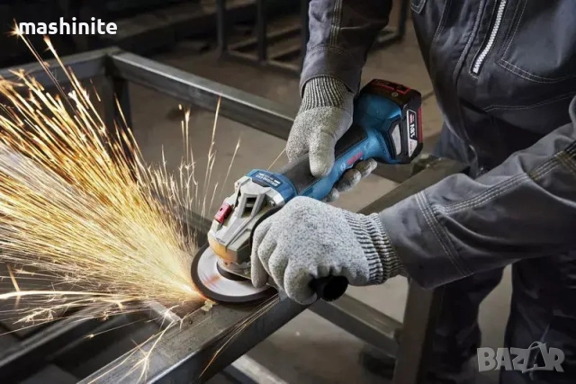 Акумулаторен ъглошлайф GWS 18V-8 Solo Bosch, снимка 3 - Други инструменти - 51698786
