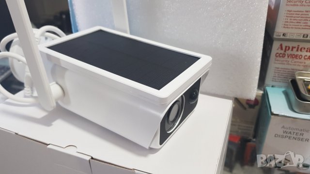Соларна безжична WIFI IP камера Automat, 1080P HD, 2 антени Водоустойчива система за видеонаблюдение, снимка 5 - IP камери - 30310534