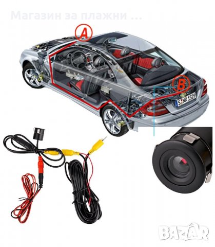 УНИВЕРСАЛНА КАМЕРА ПАРКИНГ АСИСТЕНТ - код 332, снимка 2 - Аксесоари и консумативи - 34292502