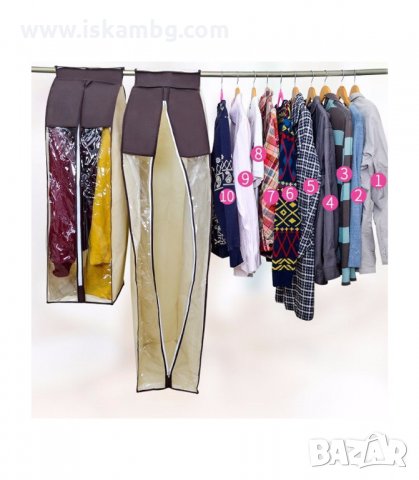 ГОЛЯМ КАЛЪФ ЗА СЪХРАНЕНИЕ НА НЯКОЛКО ЗАКАЧАЛКИ С ДРЕХИ - код 1990, снимка 11 - Други стоки за дома - 33966556