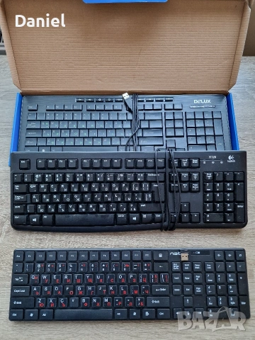 Клавиатури за компютър (Logitech, Natec и Delux)