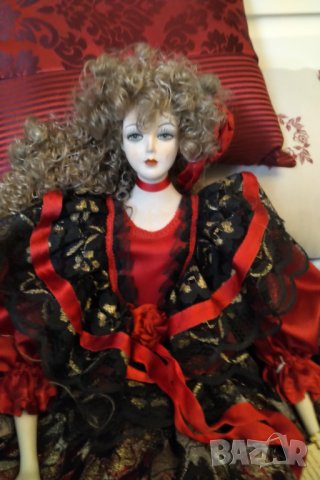 Колекционерска порцеланова кукла ръчна изработка намалена , снимка 10 - Колекции - 34066845