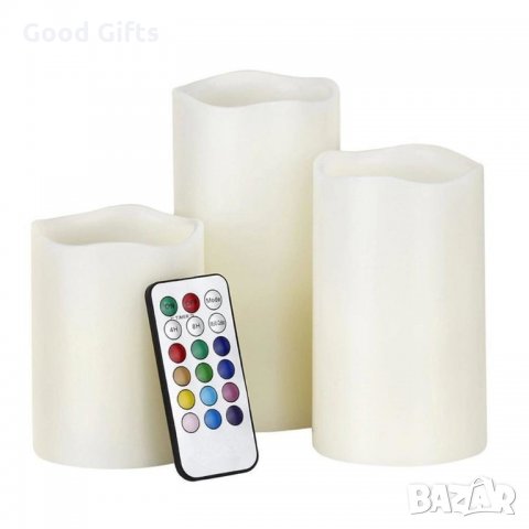 Luma Candles 3 бр. LED Релаксиращи Свещи, снимка 5 - Други - 30282479