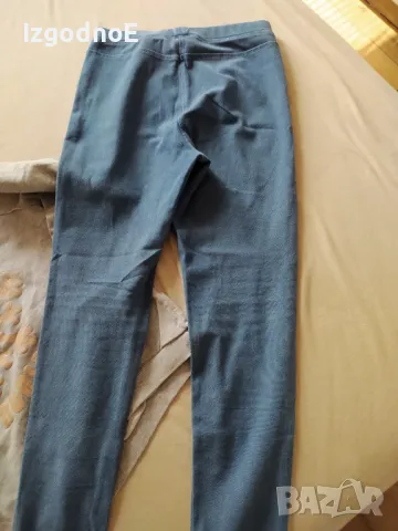 134/140 Клин дънки с камъчета и блузка HM, снимка 7 - Детски комплекти - 47553399