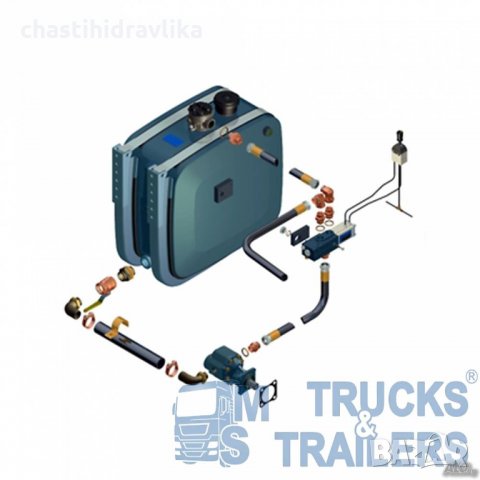 Еднокръгова хидравлична система HYVA ¾”, снимка 2 - Части - 34520394