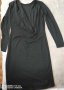 Нова черна рокля с дълъг ръкав, снимка 1