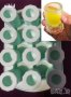 3D 12 бр чаши чаша за шот шотове силиконов молд форма за лед шоколад гипс и др., снимка 1