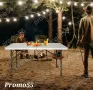 ПРОМО! Сгъваема маса с голям плот тип куфар за тераса, градина, двор, кетъринг, снимка 11