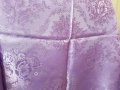 Продавам лилав сатенен плат, снимка 1 - Платове и дамаски - 34942561