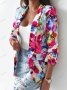 Модно пролетно палто с принт Ежедневен малък костюм, 5цвята - 023, снимка 9