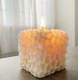 3D Пчелна медена пита килийки куб силиконов молд форма свещ капъп свещи, снимка 4