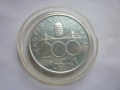 сребърна монета 200 форинта 1994 година, снимка 5