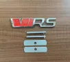 Метална емблема за залепване и монтаж на предна решетка VRS за Skoda , снимка 6
