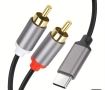 Кабел Type С с 2RCA, снимка 1