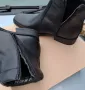 Черни боти естествена кожа, снимка 4