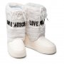 LOVE MOSCHINO № 39 & 40 🍊 Дамски кожени апрески с пух SNOWY WHITE нови с етикети, снимка 7