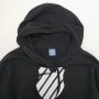 K-SWISS logo hoodie Оригинален Памучен Суичър Като Нов (S), снимка 3