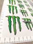  Стикери МОНСТЪР MONSTER лист А4 - 30 бр общо Sticker , снимка 5