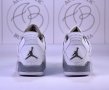 Nike Jordan Retro 4 White Oreo, Taupe Haze, Purple Metallic, снимка 10