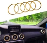 5 броя рингове за въздуховоди – червени или златни – за Mercedes A/B/GLA/CLA Class , снимка 2