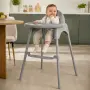 Детско столче за хранене, сиво, снимка 2