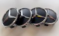 Комплект 4бр. Капачки за Джнати Мерцедес Mercedes черни 75мм, снимка 3