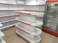 Търговско оборудване за хранителен магазин - стелажи, кошници, колички, снимка 1