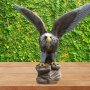 Статуя Орел от бетон с разперени криле. Декоративна фигура за дом и градина, снимка 2