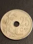 Стара монета 25 сантима 1908г. Кралство Белгия за КОЛЕКЦИОНЕРИ 32542, снимка 1