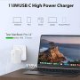 Ново бързо зарядно устройство за лаптоп Mac Book Pro Charger-118W USB C , снимка 3