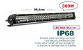 7D ЛЕД БАР LED BAR 99,4 см. 360W бяла светлина IP68 Offroad ATV SUV, снимка 1