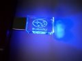 Светеща УСБ USB flash флаш памет стъкло с емблема на марка кола автомобил джип мотор + Подарък, снимка 3