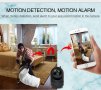 Камера за видеонаблюдение, wifi камера IP, охранителна камера, Бебефон, въртяща с микрофон, V380 pro, снимка 16